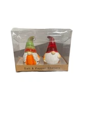 Gnome-Themed Salt & Pepper Shaker Set Cute Kitchen Table Decor