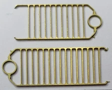 Model HO Railroad Signal Platform Detail Parts  Etch Brass 0.025" Thick Brass