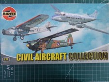 1/72 AIRFIX # HIGH DETAIL VERY RARE OOP CIVIL AIRCRAFT COLLECTION 3 MODELS SET