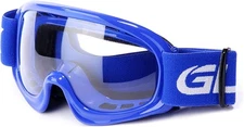 GLX YH15 Kids ATV Dirt Bike Goggles Anti-Fog Impact Resistant Blue One Size