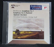 Beethoven Symphonies Nos 1 & 6 - Szell, Cleveland Orchestra - Sony  CD  1991