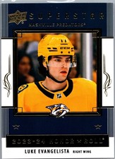 Luke Evangelista 2023-24 Upper Deck Honor Roll Nashville Predators #HR40