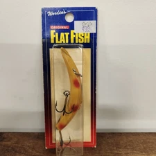 Vintage Worden’s FlatFish X5 FF-957 YRBS Yellow Red Black Spots Yakima Bait Co