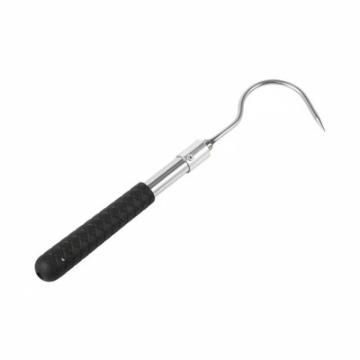 Mini stainless steel rod for cleaning fish habitats.