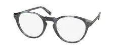 NEW JOHN VARVATOS V365 EYEGLASSES PLASTIC FULL-RIM WOMENS OVAL SMOKE JAPAN GOLD