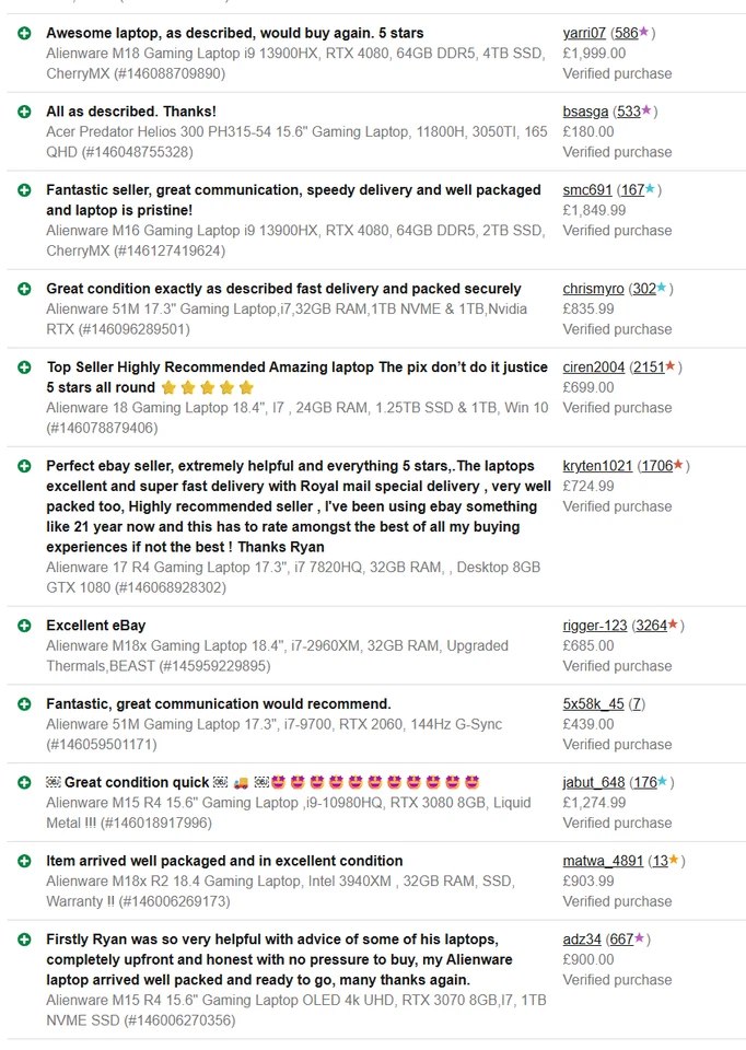 Alienware 17 R4 Gaming Laptop 17.3" 120Hz QHD,GTX 1080 ,i7 7820HQ,NVME & 1TB - Image 4 of 4