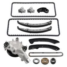 Timing Chain Kit Water Pump For Jaguar Land Rover F-Pace F-Type Discovery 5.0L