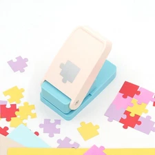 Jigsaw Puzzle Piece Cutter Toy Puzzle Punch Maker for Book Tabs Artwork Foam