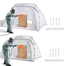 Spray Paint Shelter Spray Paint Tent 7.5x5.2x5.2ft/10x7x6ft Portable DIY