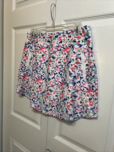 NWT LouKeith SkortTennis Pickleball Golf Skirt Size L Large Multicolor Print - Picture 3 of 11