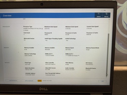Dell Latitude 3510 i3 10th 16GB RAM Win 11 256GB SSD Laptop Notebook PC U20E - Picture 3 of 10