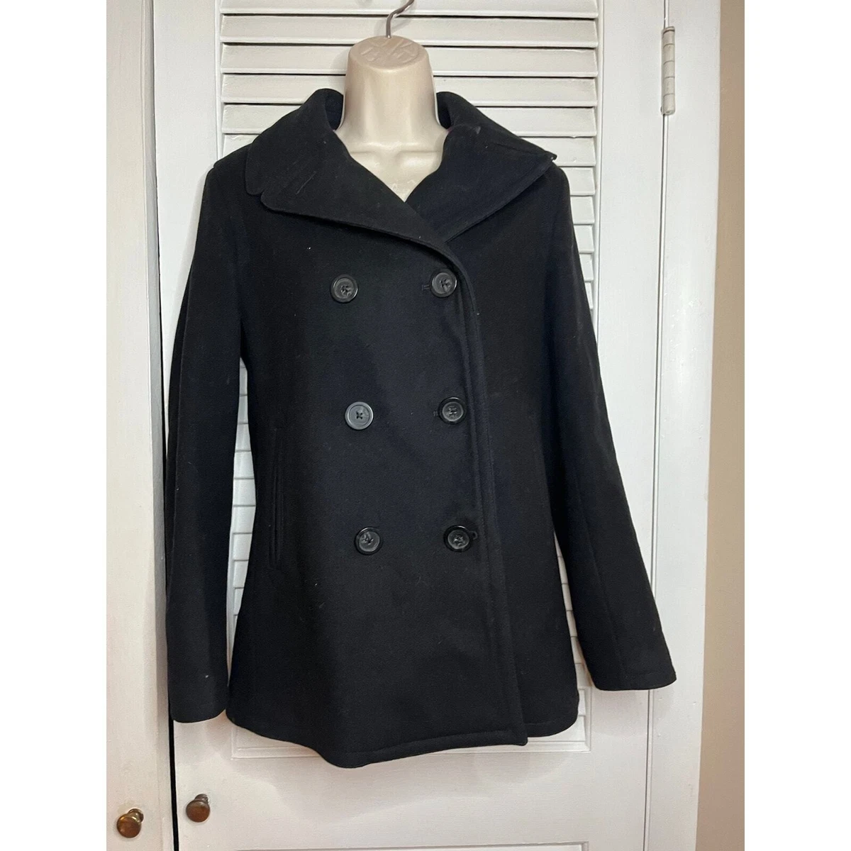 Gap Pea Coat Black Coats, Jackets & Vests for Women for sale | eBay