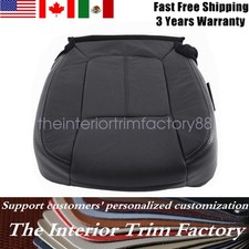 For 2013 2014 Ford F250 F350 Lariat Driver Bottom Perforated Leather Seat Cover
