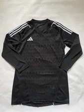 Adidas Men’s Slim Fit Tiro 23 Pro LS Goalkeeper Jersey Black Size Large HK7664