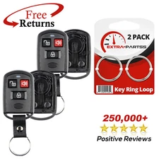 2 Remote Shell Case Pad Replacement No Electronics For Hyundai 3b (OSLOKA-240T)