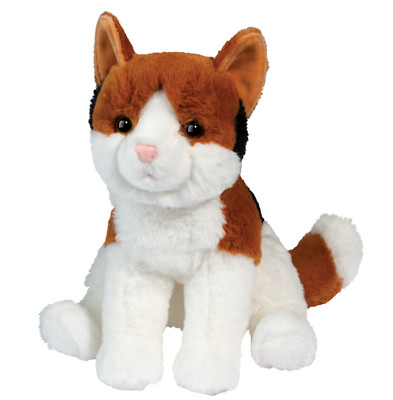 Patches 10'' Calico Cat Soft Douglas Cuddle Plush Stuffed Animal Multi Kitty