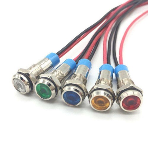 LED Signalleuchte Kontrolleuchte Anzeigelampe Wasserdicht 12 220V 24 X0E6 - Picture 7 of 12