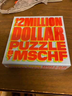 NEW 2 Million Dollar Sealed Brain Teaser Complicated 500 Piece Jigsaw Puzzle