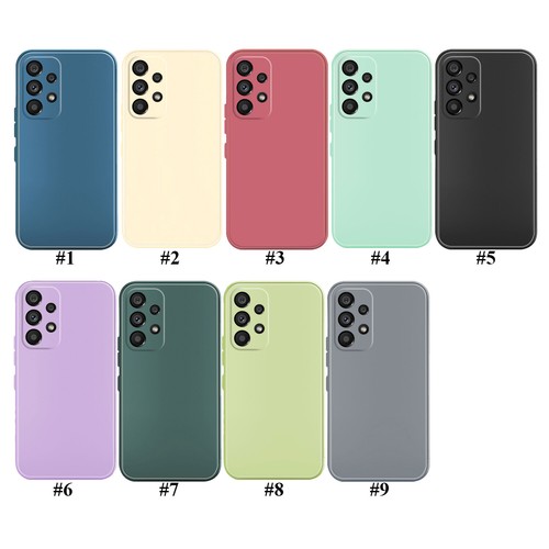 Custodia telefono silicone liquido per Samsung Galaxy S22 Note 20 A13 A53 A52S custodia gel - Foto 2 di 120