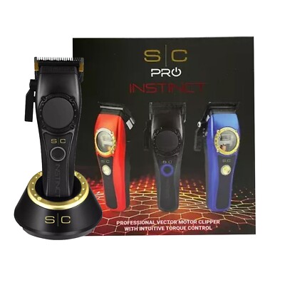 StyleCraft Instinct IN2 Vector Motor Cordless Clipper #SC607M + Free MGS Razor