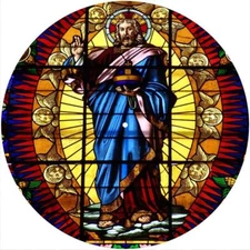 Slipmat for Felt 12" Turntable LP DJ Record Player STAINED GLASS MONTALCINO