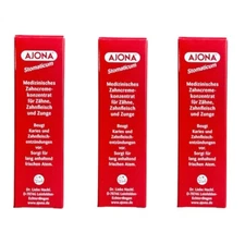 German Ajona Stomaticum Toothpaste Concentrate 25ml Pack of 3 From Germany