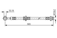 Bremsschlauch Hinten Links Passend FüR Nissan Bosch 1987476133