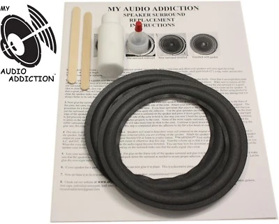 MY AUDIO ADDICTION Speaker Surround Repair Kit For Baby Advent 6.5 ( 6 1/2 )