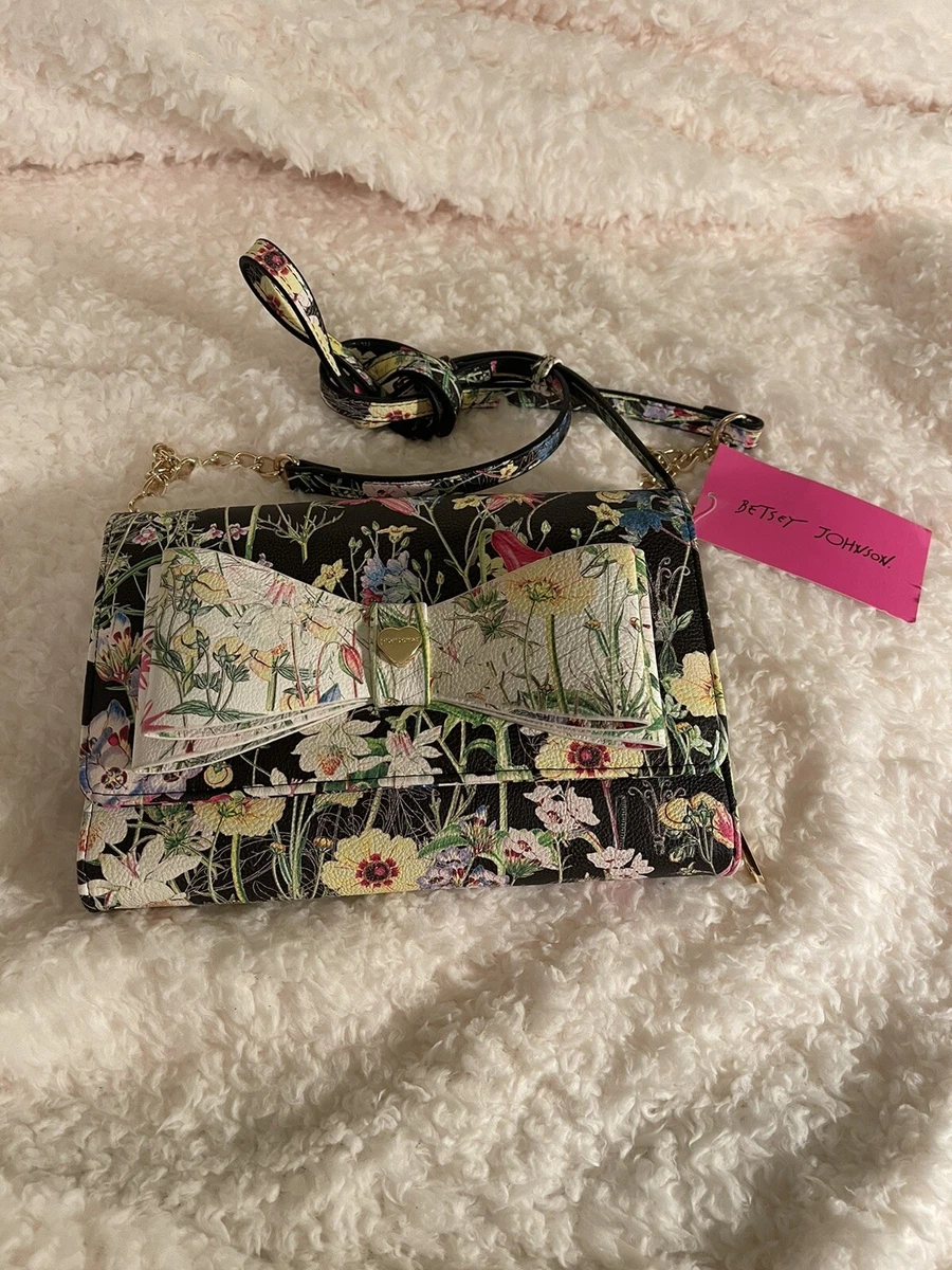 Betsey johnson bow purse hot sale