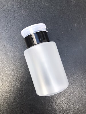 2xNail Polish Remover Bottle UV Press Bottle Nail Art Clean Empty Pump Liquid