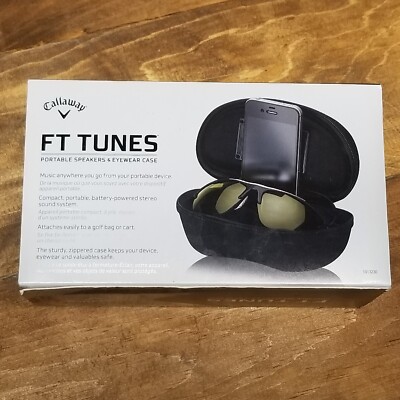 CALLAWAY FT Tunes Sunglasses Case With Built In Portable Music