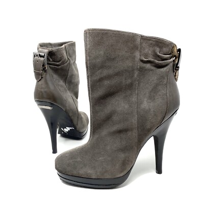 grey stiletto booties