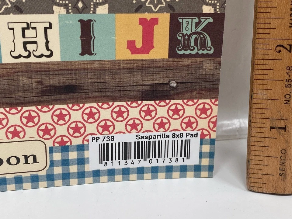 Almohadilla de papel para álbum de recortes 8 x 8 October Afternoon SASPARILLA Foto 4 de 4