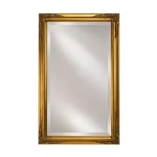 Afina Basix Single Door 16" x 26" Recessed Medicine Cabinet Antique Gold