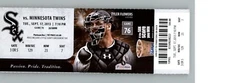 Minnesota Twins vs Chicago White Sox 9/17/2013 Full Ticket  - Tyler Flowers .