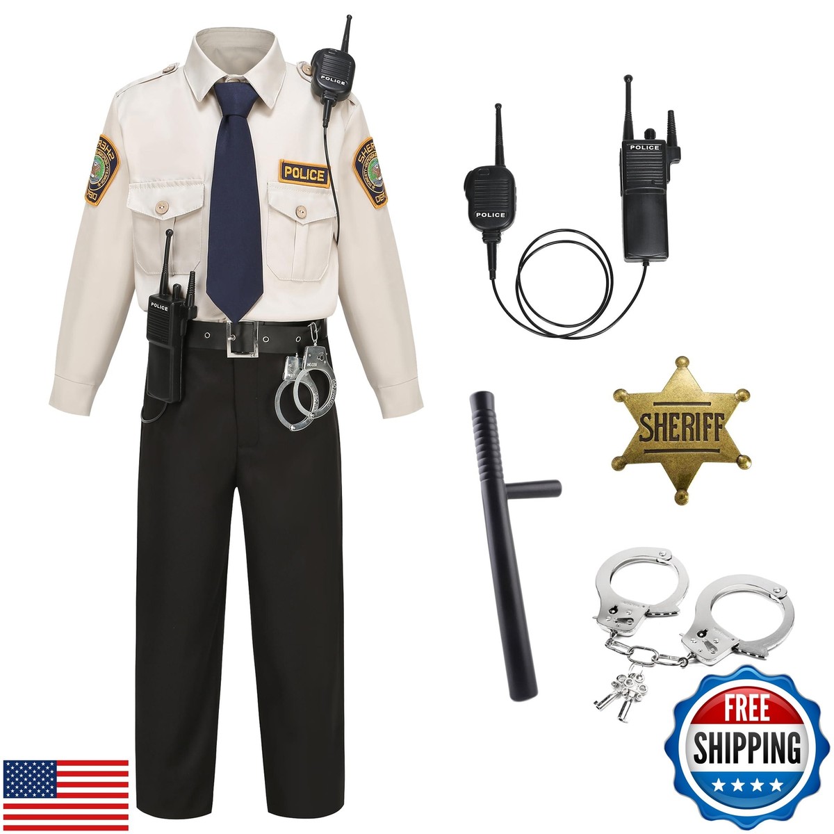 Police Station American Skin Free Movie Kosgraiy Sheriff Costume