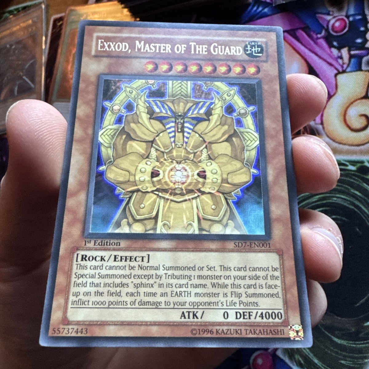 yugioh exxod master of the guard deck Yu-Gi-Oh! - Exxod, (SD7-EN001) - Structure 7: Invincible Fortress - 1st Edition Yu Gi Oh! Power Of