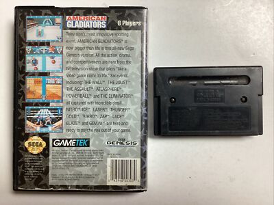 American Gladiators- Sega Genesis Game and Case no Manual TESTED