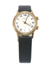 Cartier Alarm 14K Yellow Gold Watch
