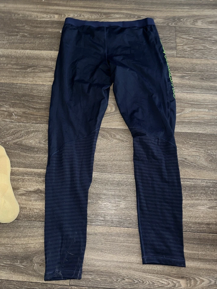 Nike Seattle Seahawks Compression Pants Women’s XXL Blue #MM - Image 4 of 4