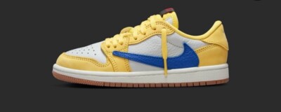 Nike X Travis Scott X Air Jordan 1 Low Retro OG SP Size 1.5Y / 3W