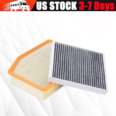 Cabin & Engine Air Filter for Chevrolet Chevy GMC Cadillac Silverado 1500