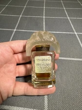 VINTAGE EMPTY - COMPLICE DE FRANCOIS  COTY GLASS SCENT BOTTLE