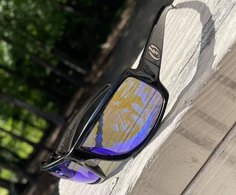 Electric EC/DC XL Black Frame Sunglasses RARE Vintage Italy eBay