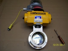 EL-O-MATIC ACTUATOR ES0100.U1A04A.19K0 & STONEL INDICATOR & BUTTERFLY VALVE
