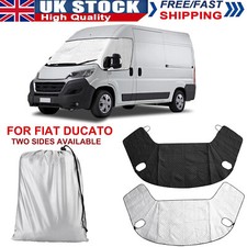EXTERNAL Thermal Blinds Windscreen Cover For Fiat Ducato Peugeot Boxer Motorhome