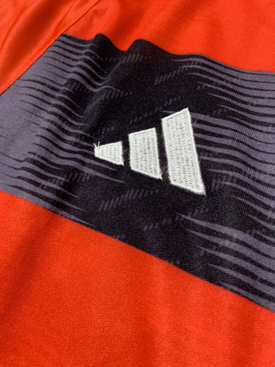 Adidas CRF Flamengo Black Red Soccer Football Jersey Men's