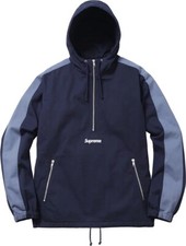 Supreme Ss16 Twill Anorak Jacket Navy Brand New With Tags Size Xl Box Logo