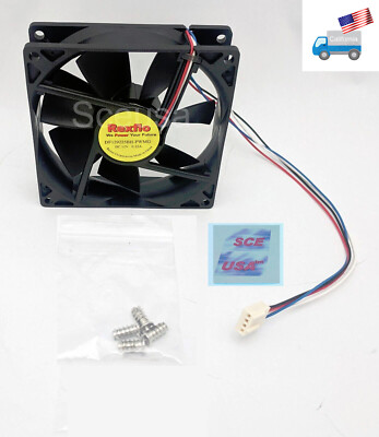 NEW 92mm 12V Dual Ball Bearing Desktop PC Case Fan 3/4pin PWM Power Connector
