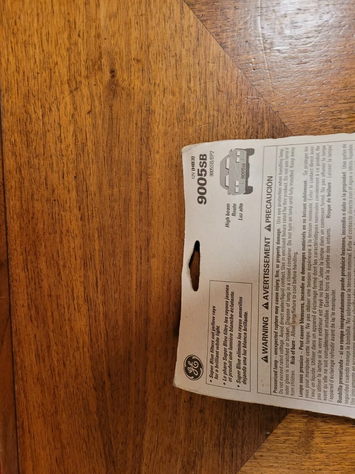 GE Super Azul Faros Bombillas Lámparas 9005SB 9005SB/BP2 Foto 2 de 2